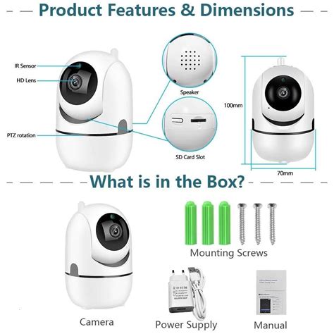 New Ip Camera Smart Motion Detect Wifi Home Indoor Mini Surveillance