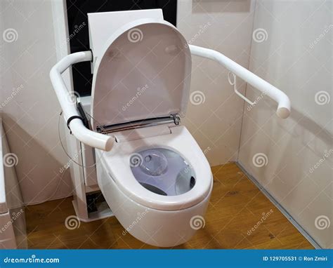 Public Handicapped Toilet For People With Disabilities Stock Image