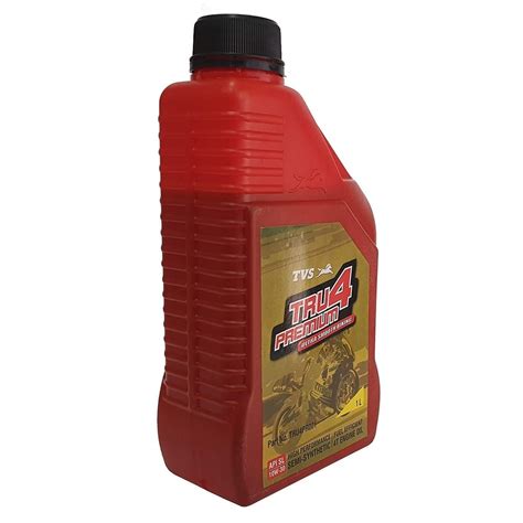 Semi Synthetic Tvs Tru 4 Premium Bike Engine Oil Packaging Size 1 L At Best Price In Agra