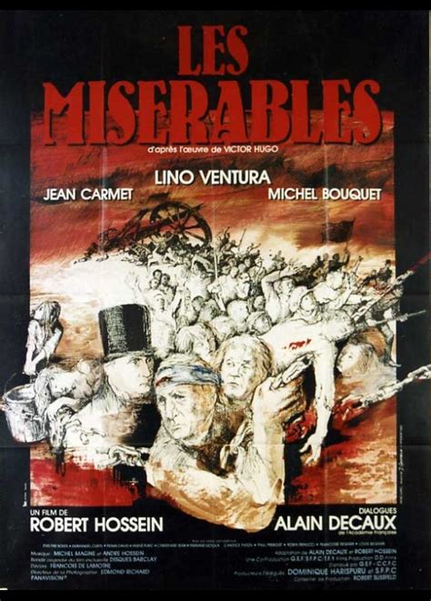 Affiche Miserables Les Robert Hossein Cinesud Affiches Cinéma