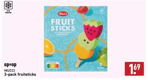 Mucci 3 Pack Fruitsticks Aanbieding Bij ALDI 1Folders Nl