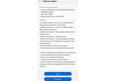 Samsung Galaxy A50 update brings Bixby Routines, new camera features