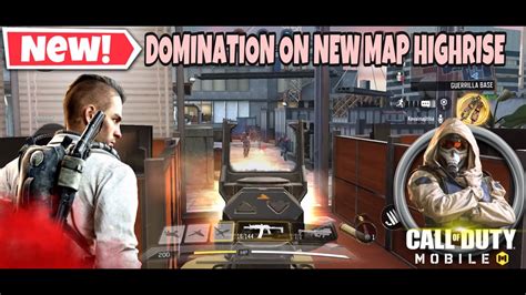 Call Of Duty Mobile Highrise Map Domination On New Map Highrise Youtube