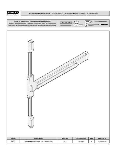 Pdf Installation Instructions Instructions Dinstallation