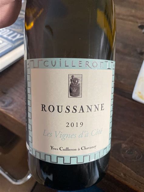 2019 Domaine Yves Cuilleron Roussanne Les Vignes d à Côté France