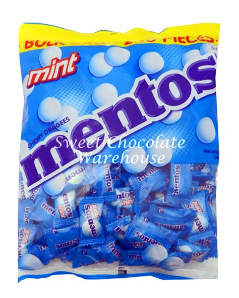 Peppermint Mentos 540g Bulk Pack Sweet Chocolate Warehouse