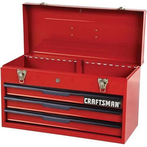 Craftsman Tool Chest 3 Drawer Portable Cabinet Ball Bearing Mechanic