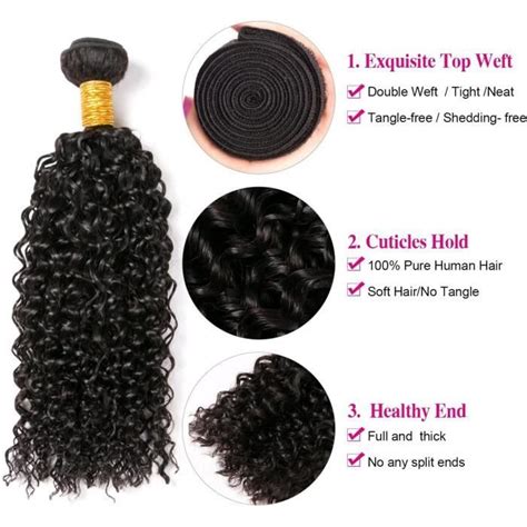 Extensions De Cheveux Clarolair Tissage Bresilien Boucle Meche