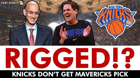 Knicks SCREWED By NBA After Adam Silver RIGGED NBA Draft Lottery For