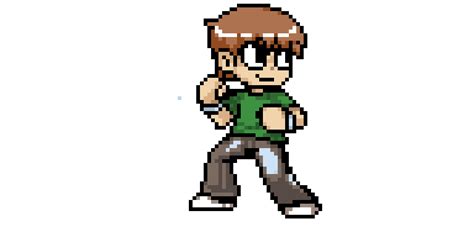 Scott Pilgrim Pixel Art