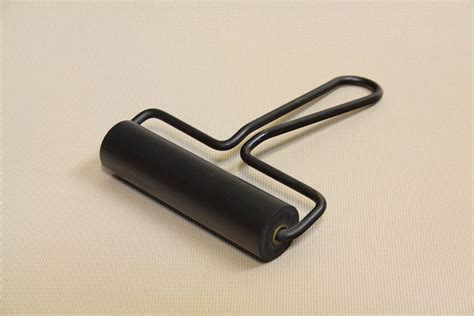 Brayer 4 Inch Hard Rubber Roller Block Printing By Sammiedoos