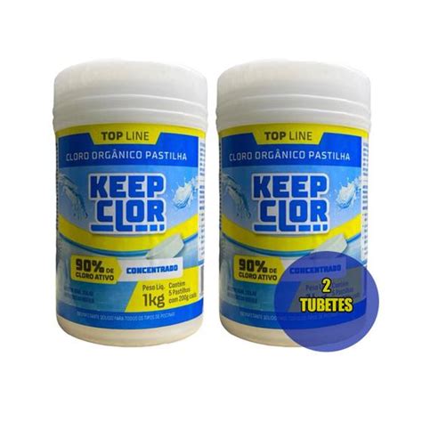 Kit Pastilhas De Cloro Concentrado G Keepclor Cloro Para