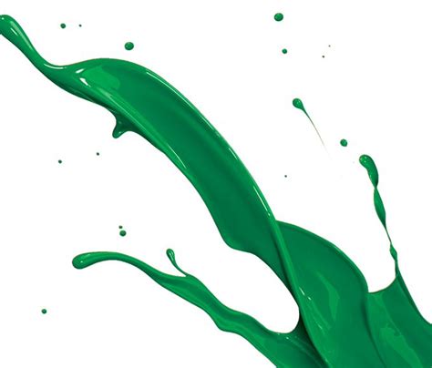 Green Paint Splatter | Skulpturen, Grisu