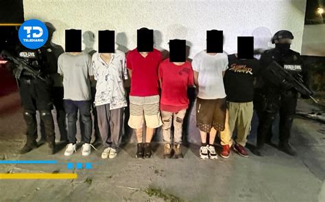 Detienen A Seis Presuntos Integrantes De Grupo Criminal En Apodaca