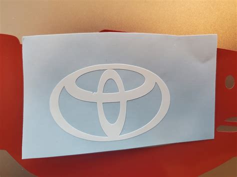 Toyota Logo Vinyl Sticker | Etsy