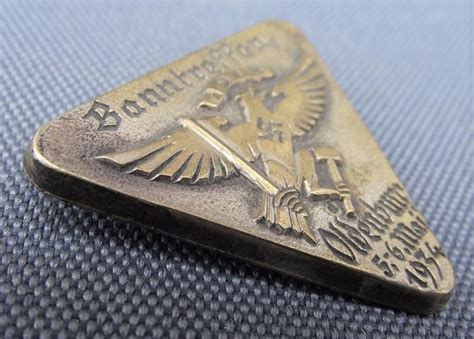 Crow Valley Militaria Hitler Youth Tinne Event Badge Banntreffen 91