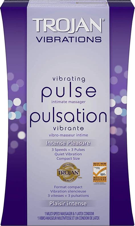 Trojan Vibrations Pulse Vibrating Intimate Massager Multi Speed Compact Design Amazon Ca