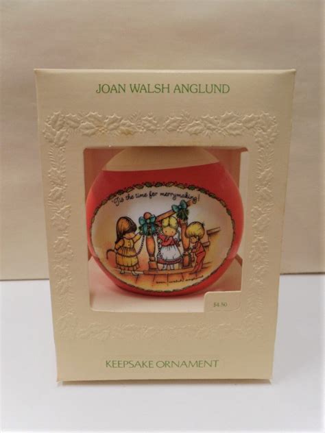 Hallmark Joan Walsh Anglund Satin Ball Christmas Ornament 1981 NRFB Etsy