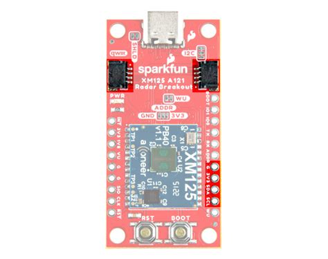 Hardware Overview Sparkfun Qwiic Pulsed Coherent Radar Sensor