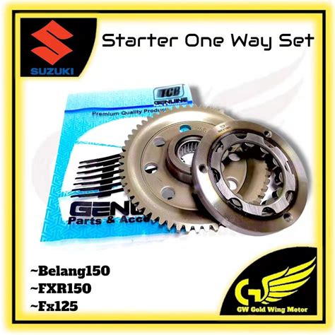 TCB SUZUKI BELANG 150 STARTER ONE WAY SET WITH GEAR BELANG150 FX150