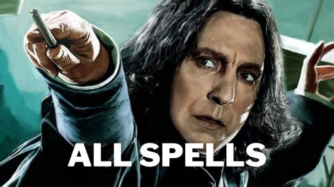 Walkthrough Of All Spells Snape Created Harry Potter Youtube