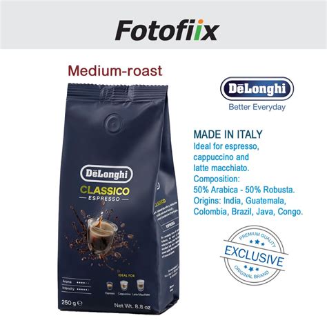 DIRECT IMPORT Delonghi Classico Espresso Medium Roast Coffee