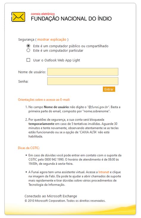 Acessando O E Mail Institucional