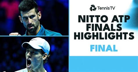 Novak Djokovic Vs Jannik Sinner For The Title Nitto Atp Finals 2023