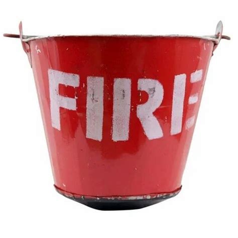 Mild Steel MS 6 Litre Fire Sand Bucket At Rs 225 In New Delhi ID