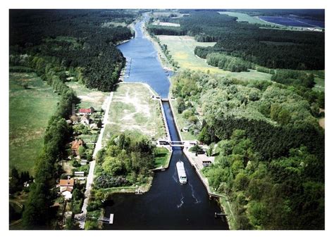 Wusterwitz Brandenburg Aus Der Vogelperspektive Schleuse Wusterwitz