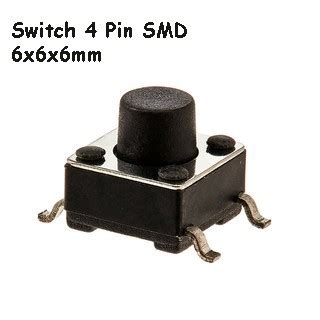 Jual Momentary Tactile Switch Smd P X X Mm Tombol Push Button Micro