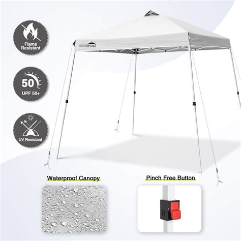 Eagle Peak X Slant Leg Pop Up Canopy Tent Instant Canopy Easy