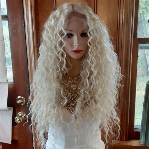 Hair Blonde Curly Lace Front Wig Poshmark