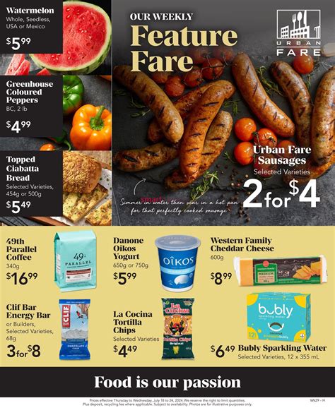 Urban Fare Flyer July To