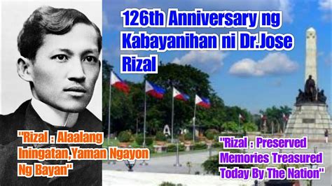 Rizal Day 2022 Theme 126th Anniversary Ng Kabayanihan Ni Drjose