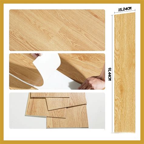 Jual Stiker Lantai Vinyl Wallpaper Dinding Parket Motif Kayu Premium