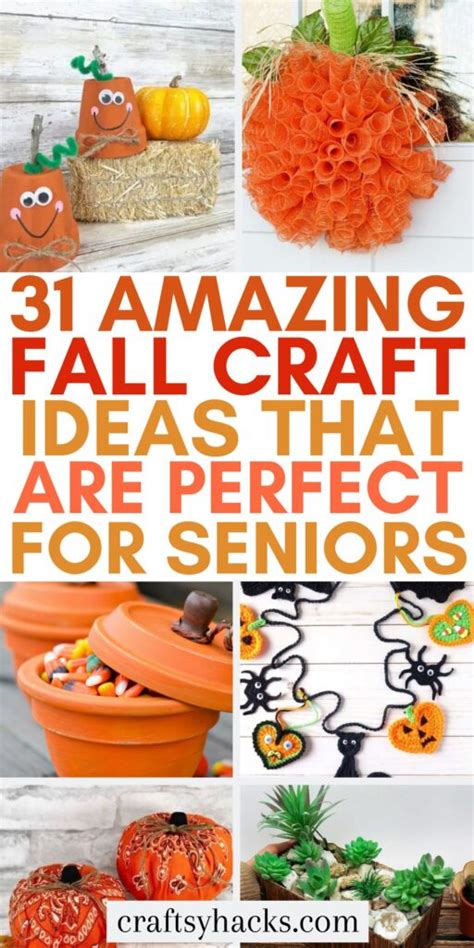 31 Fall Crafts for Seniors - Craftsy Hacks