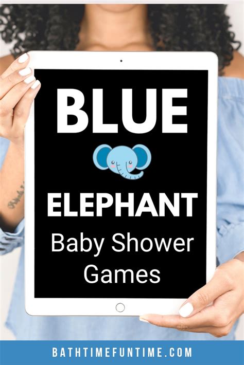 Fun Elephant Baby Shower Games - for up to 80 Guests