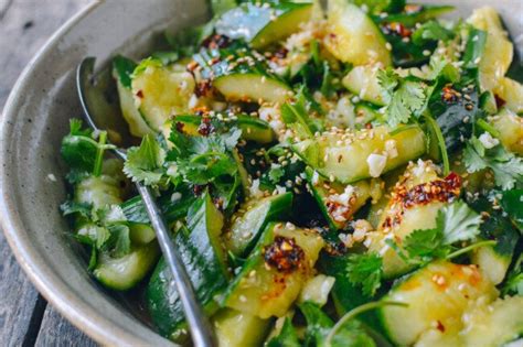 Smashed Asian Cucumber Salad The Woks Of Life