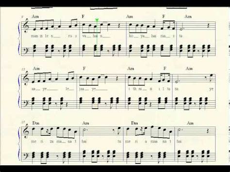 Sun Raha Hai Na Tu Piano Notations Sheet Music Youtube