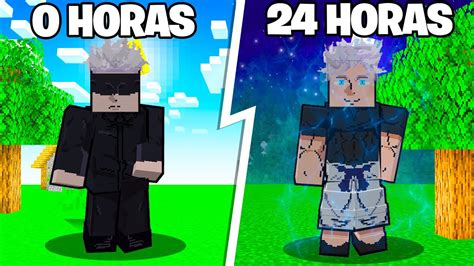 Tenho Apenas Horas Para Virar O Gojo No Augen No Minecraft