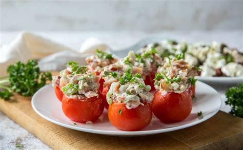 Bacon Stuffed Cherry Tomatoes Recipe Recipe Girl