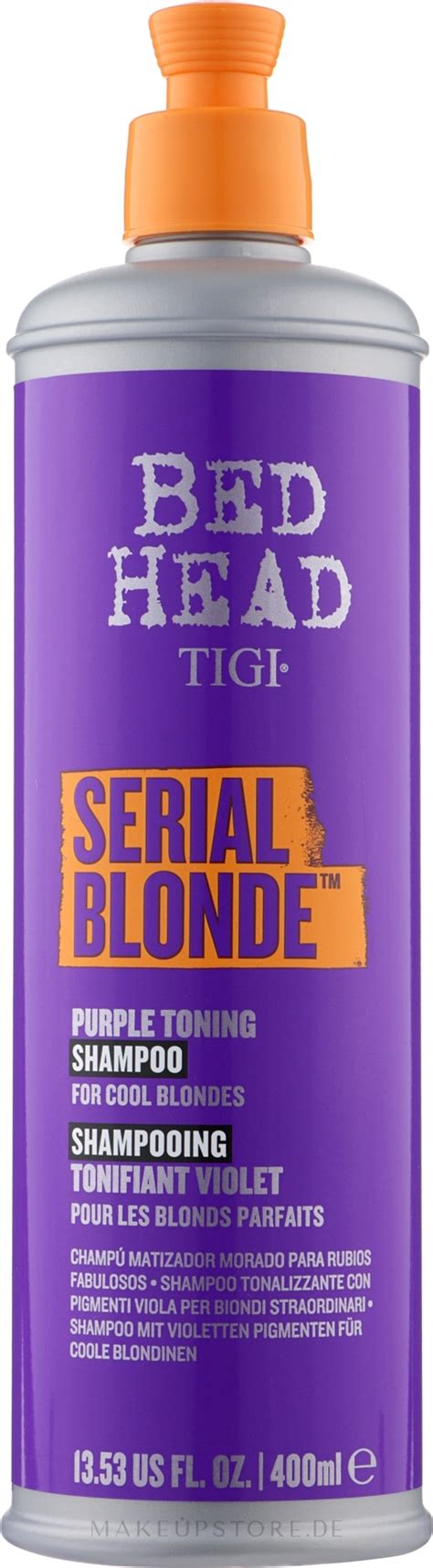 Tigi Bed Head Serial Blonde Purple Toning Shampoo Shampoo Mit