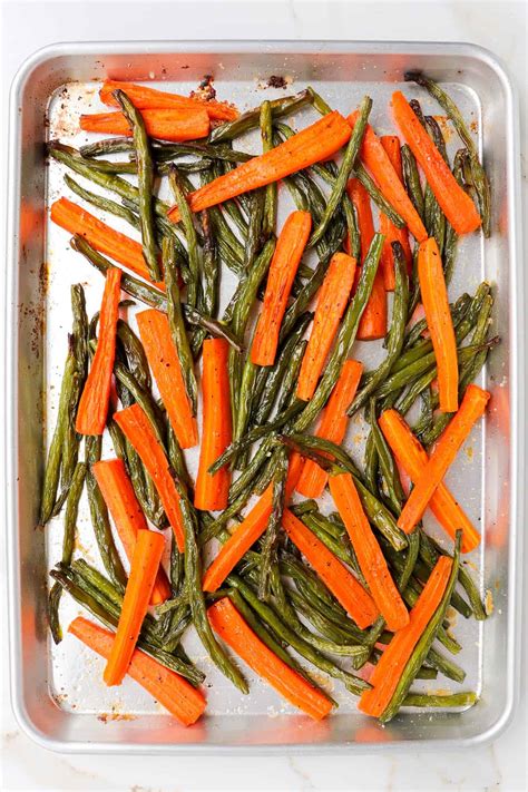 Roasted Green Beans And Carrots Goodness Avenue