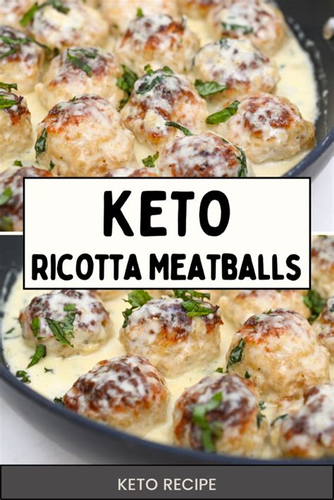 Keto Ricotta Meatballs Recipe Easy Low Carb Meatball Everyday Ketogenic