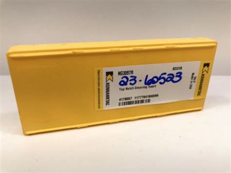 KENNAMETAL NG3097R New Carbide Inserts Grade KCU10 5pcs EBay