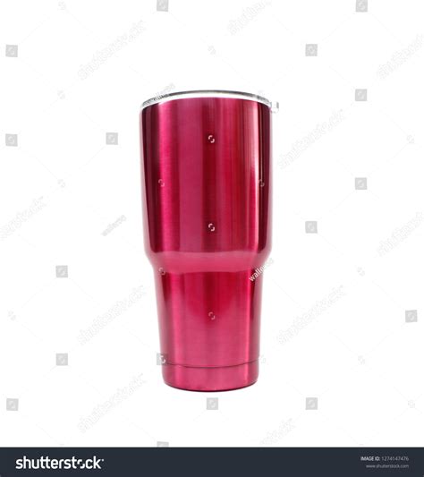 Pink Yeti Cup Isolated On White Stock Photo 1274147476 | Shutterstock