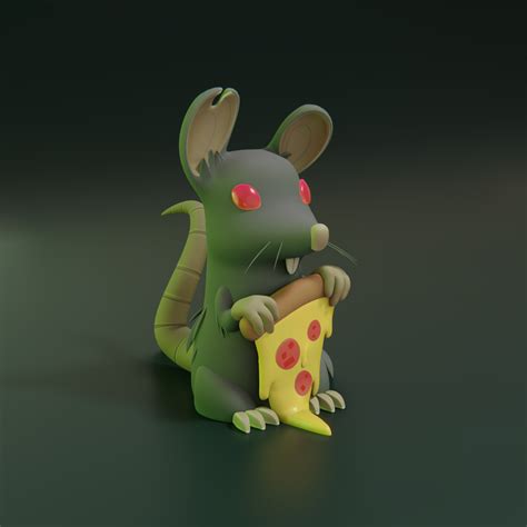 Pizza Rat from Nuclear Throne - Finished Projects - Blender Artists ...