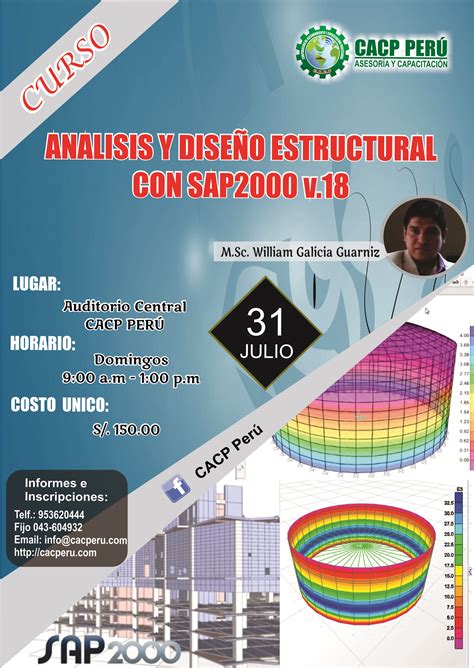 CACP Perú Curso Análisis Y Diseño Estructural Con Sap2000 V18