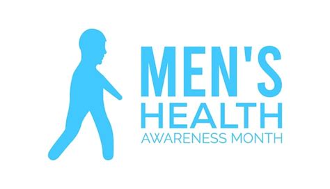 Premium Vector Mens Health Awareness Month Observed Every Year In June